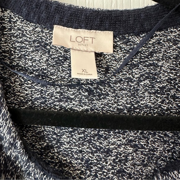 LOFT OUTLET Blue Cardigan XL - Picture 2 of 6